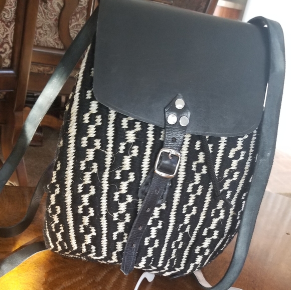 Handwoven made in Kenya Handbags - East African Swahili bagpack